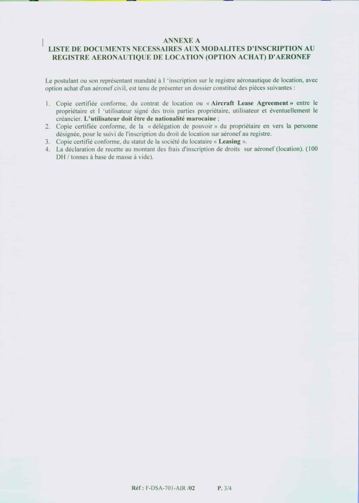Formulaire de demande du certificat immatriculation 3