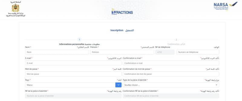 infractions routières NARSA
