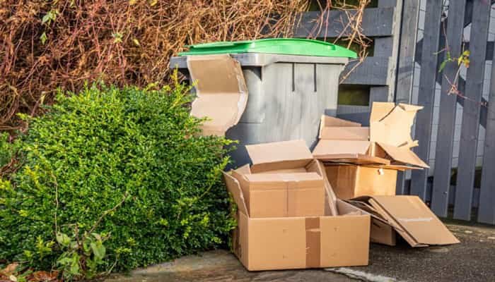 Déchets d'emballage